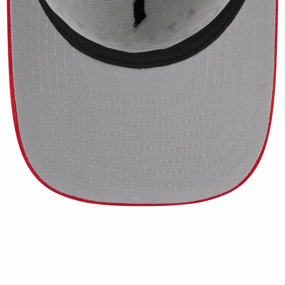 New Era Atlanta Hawks 2025 NBA Draft A-Frame 59FIFTY Fitted Hat White/Red