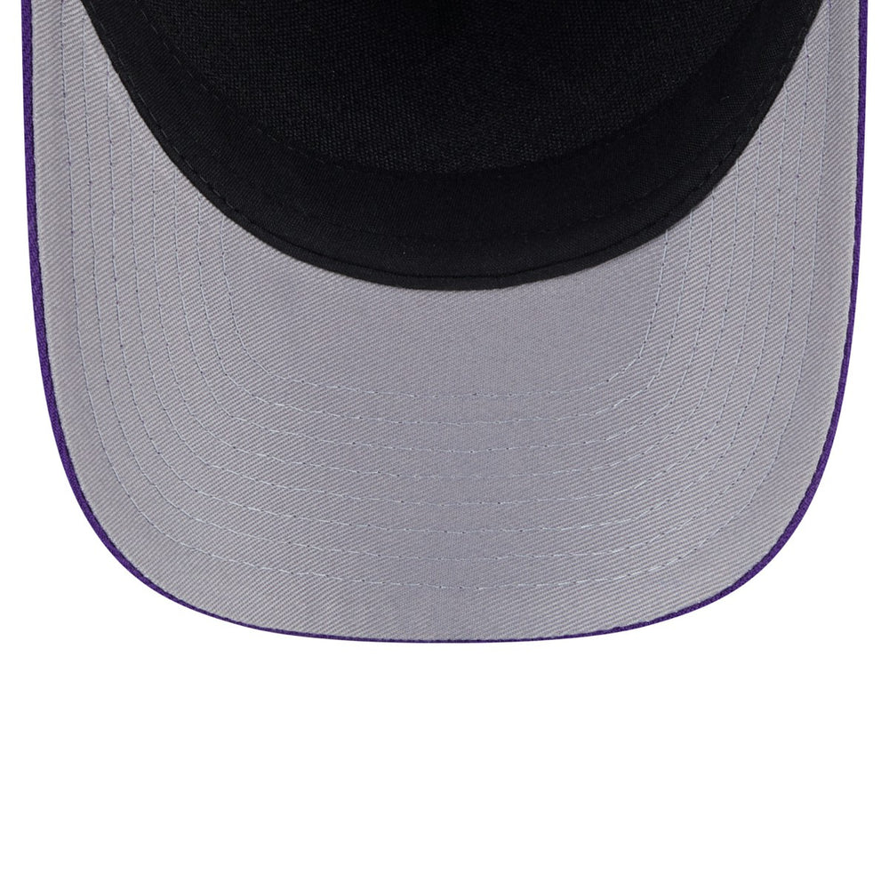 New Era Los Angeles Lakers 2025 NBA Draft M-Crown A-Frame 9FORTY Adjustable Hat Purple