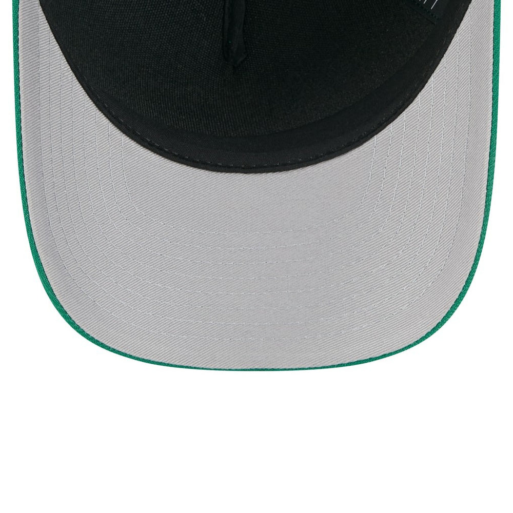 New Era Boston Celtics 2025 NBA Draft M-Crown A-Frame 9FORTY Adjustable Hat Kelly Green