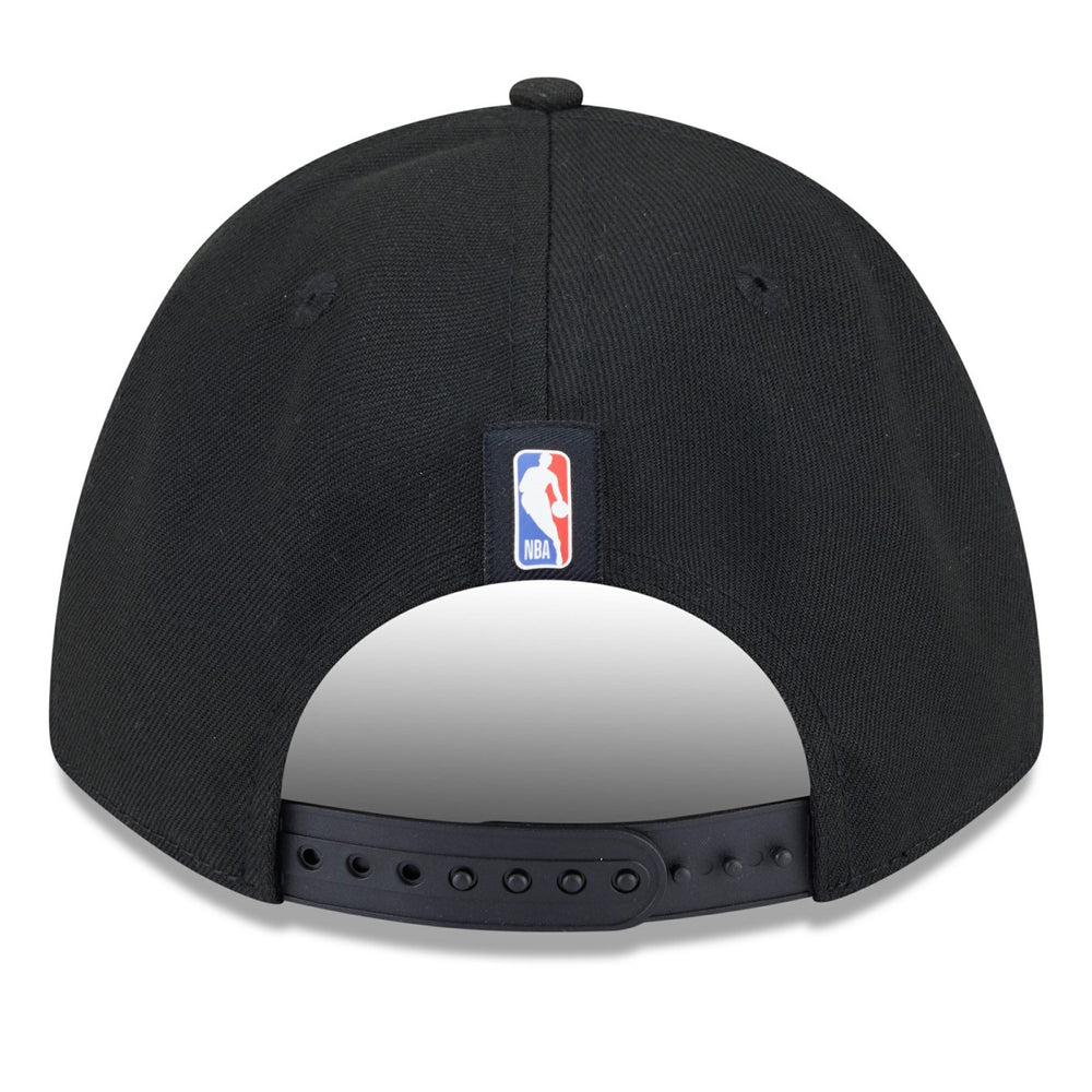 New Era Miami Heat 2025 NBA Draft M-Crown A-Frame 9FORTY Adjustable Hat Black