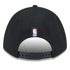 New Era Miami Heat 2025 NBA Draft M-Crown A-Frame 9FORTY Adjustable Hat Black