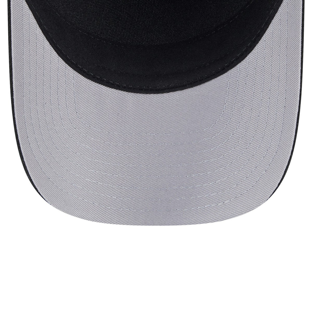 New Era Miami Heat 2025 NBA Draft M-Crown A-Frame 9FORTY Adjustable Hat Black