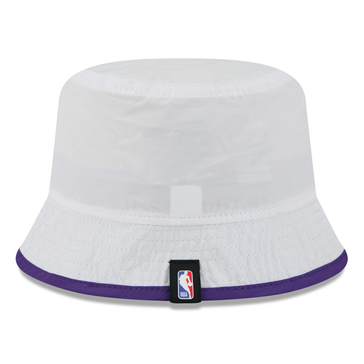 New Era Los Angeles Lakers 2025 NBA Draft Nylon Bucket Hat White/Purple