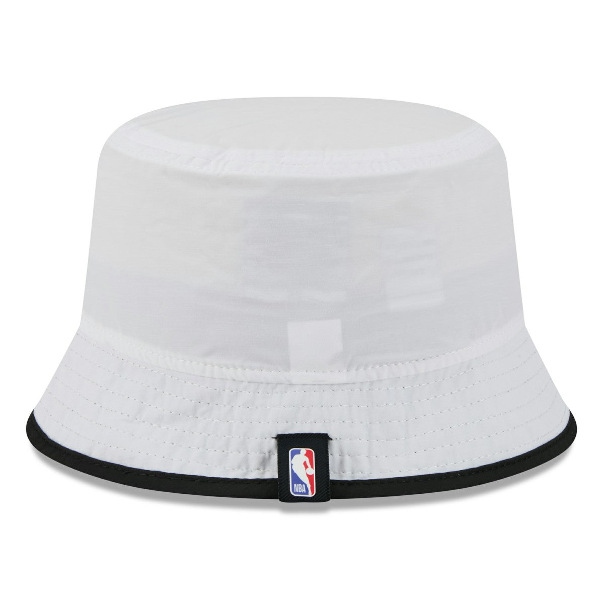 New Era Miami Heat 2025 NBA Draft Nylon Bucket Hat White/Black
