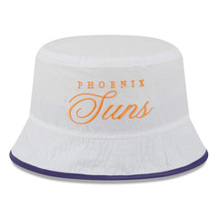 New Era Phoenix Suns 2025 NBA Draft Nylon Bucket Hat White/Purple