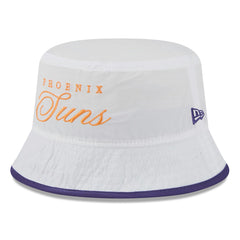 New Era Phoenix Suns 2025 NBA Draft Nylon Bucket Hat White/Purple
