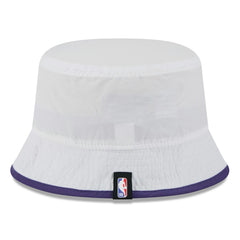 New Era Phoenix Suns 2025 NBA Draft Nylon Bucket Hat White/Purple
