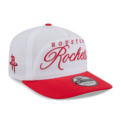 New Era Houston Rockets 2025 NBA Draft On-Stage Nylon 19TWENTY Adjustable Hat White/Red