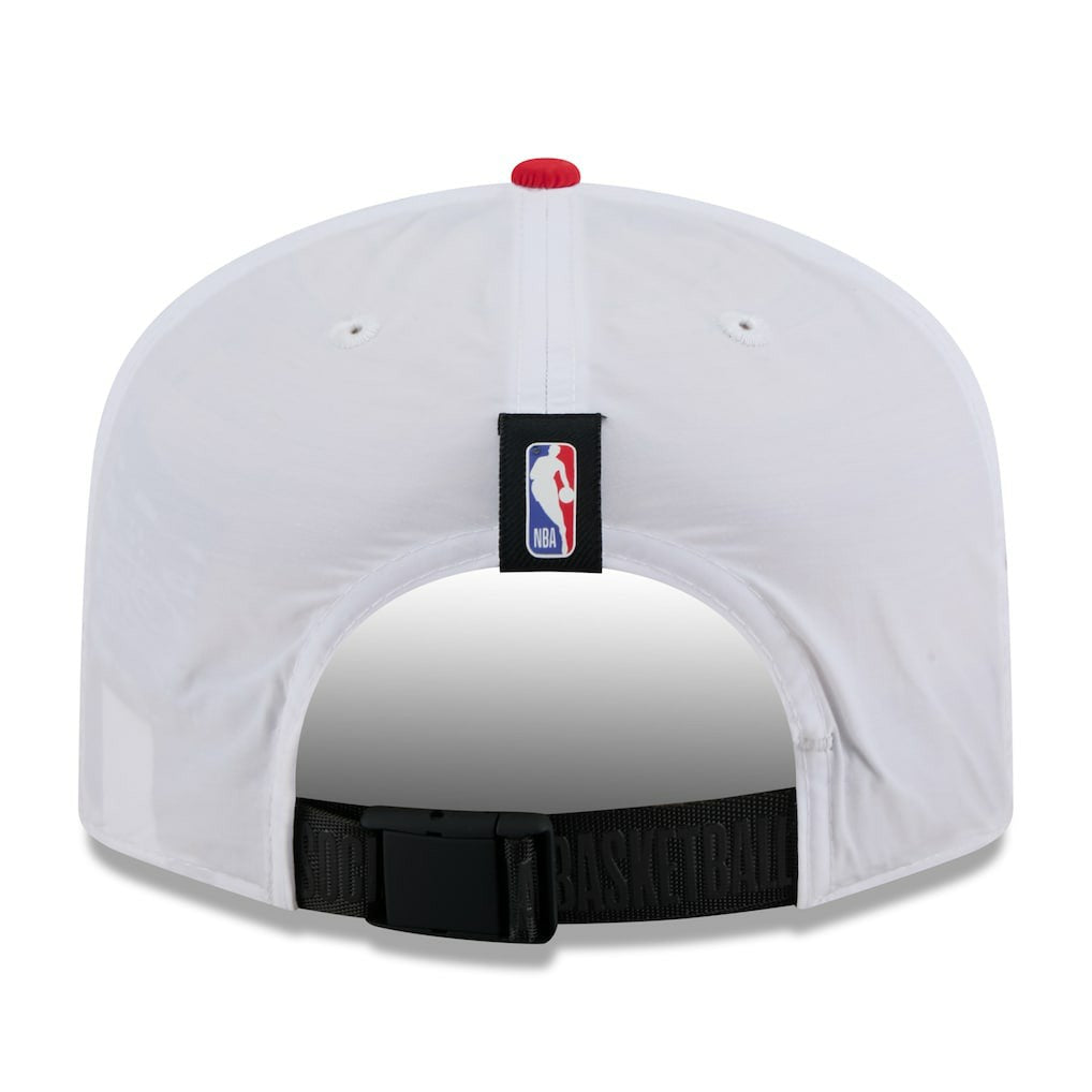New Era Houston Rockets 2025 NBA Draft On-Stage Nylon 19TWENTY Adjustable Hat White/Red