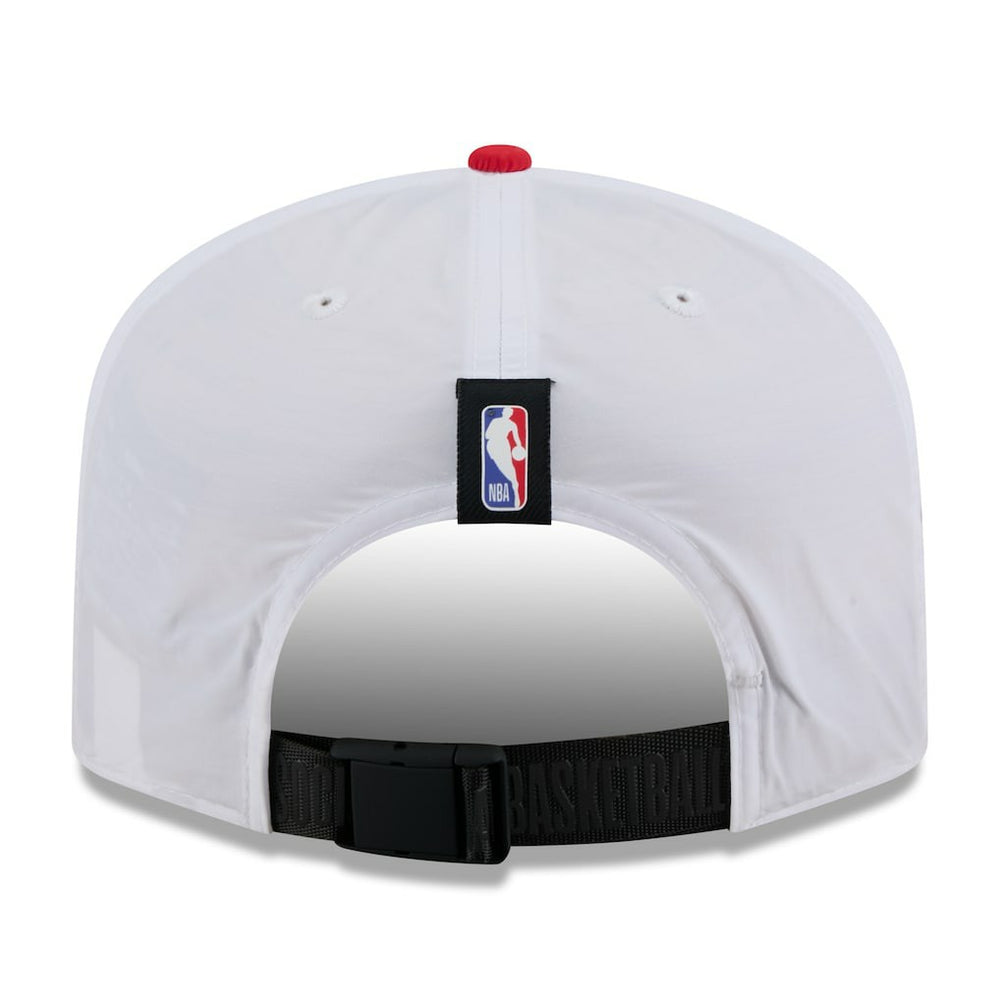 New Era Houston Rockets 2025 NBA Draft On-Stage Nylon 19TWENTY Adjustable Hat White/Red