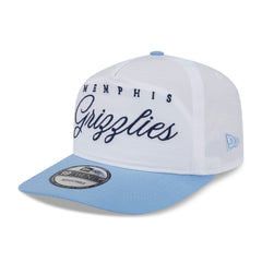 New Era Memphis Grizzlies 2025 NBA Draft On-Stage Nylon 19TWENTY Adjustable Hat White/Light Blue