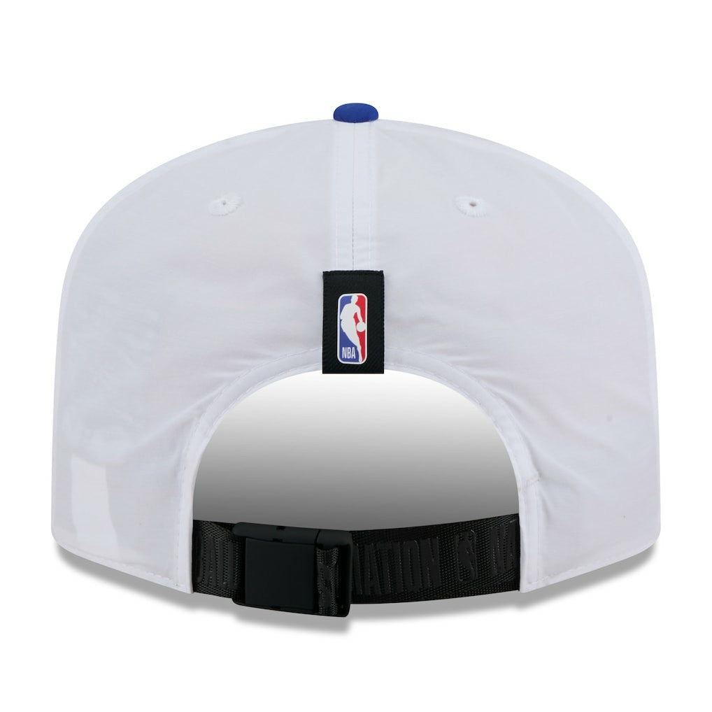 New Era Golden State Warriors 2025 NBA Draft On-Stage Nylon 19TWENTY Adjustable Hat White/Royal