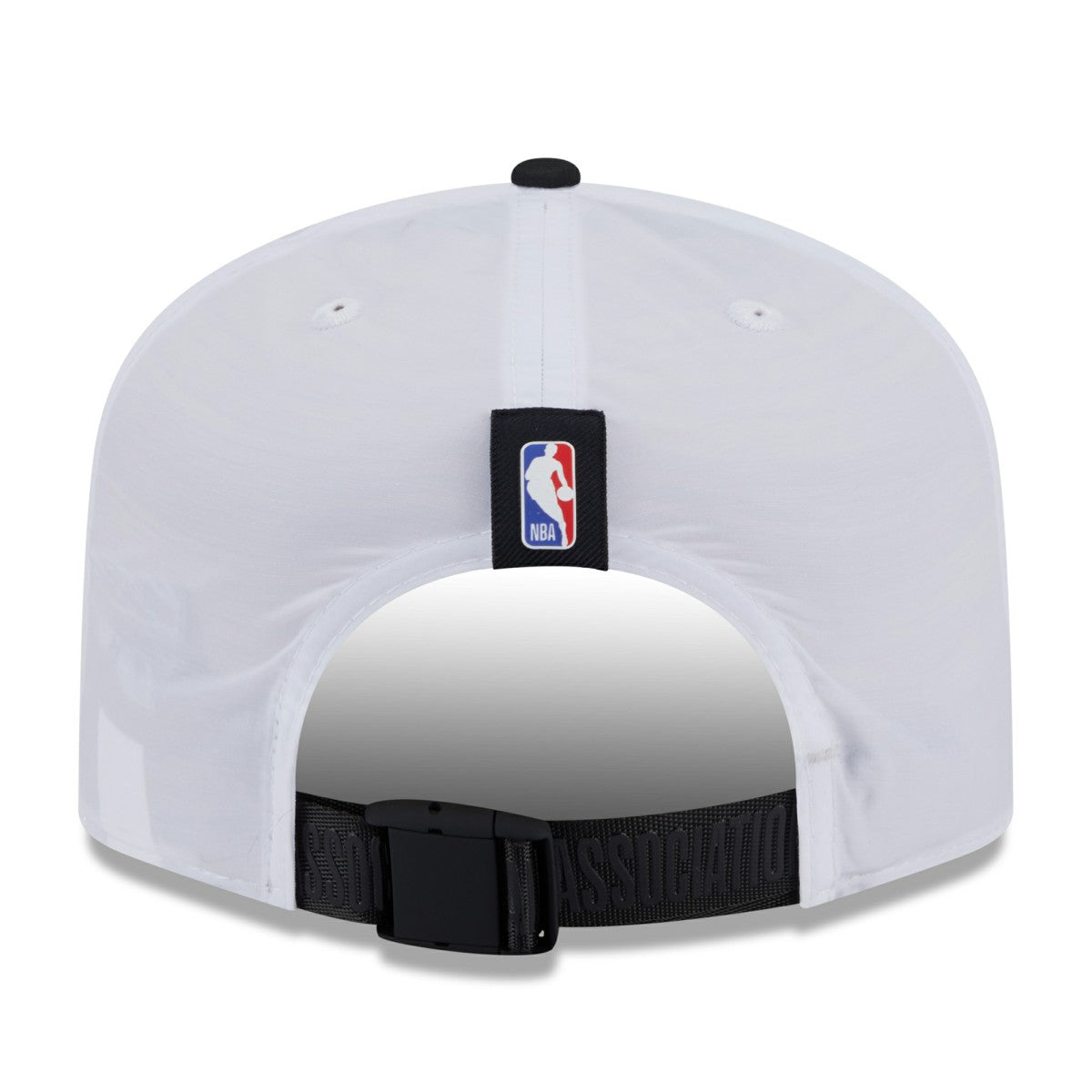 New Era Miami Heat 2025 NBA Draft On-Stage Nylon 19TWENTY Adjustable Hat White/Black