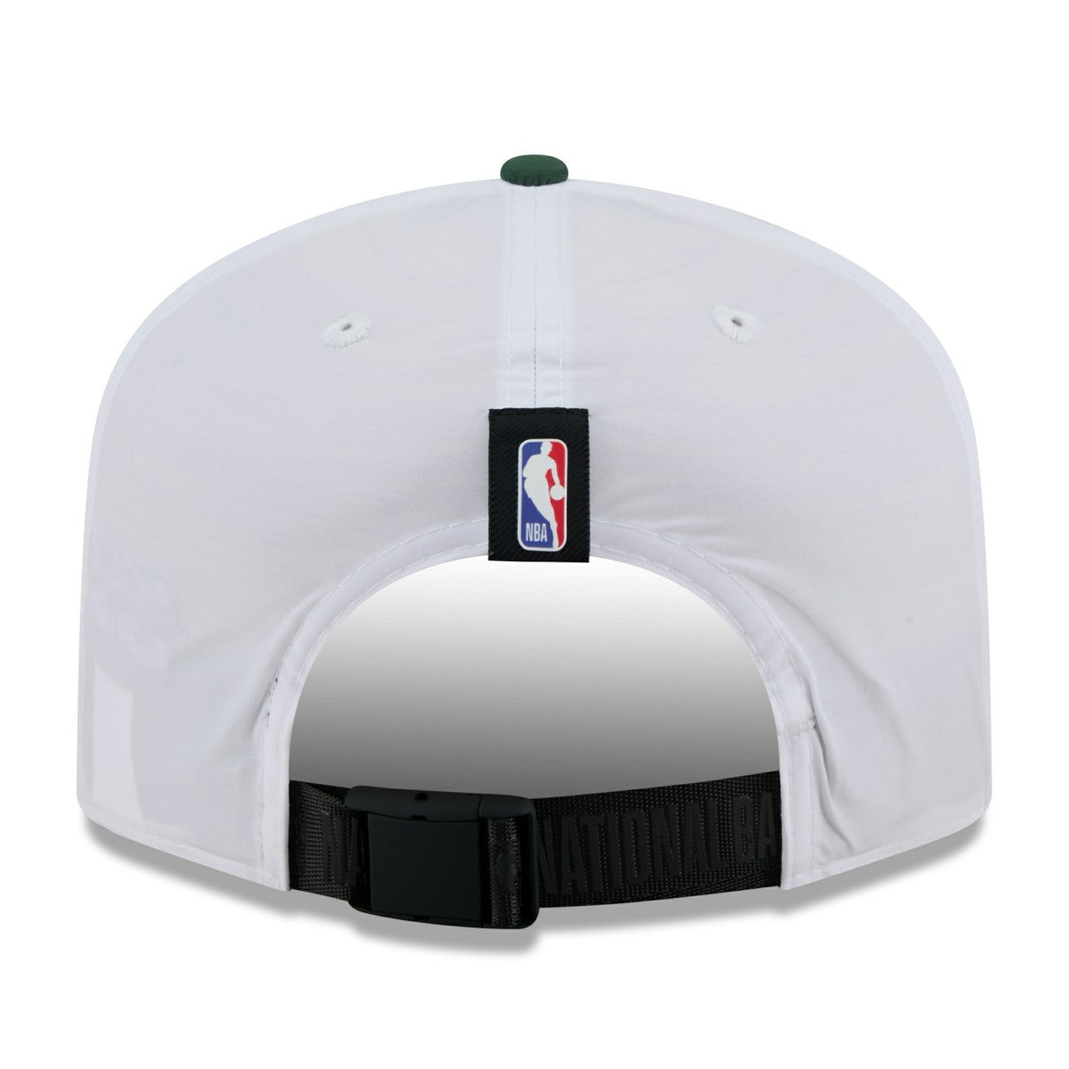 New Era Milwaukee Bucks 2025 NBA Draft On-Stage Nylon 19TWENTY Adjustable Hat White/Hunter Green