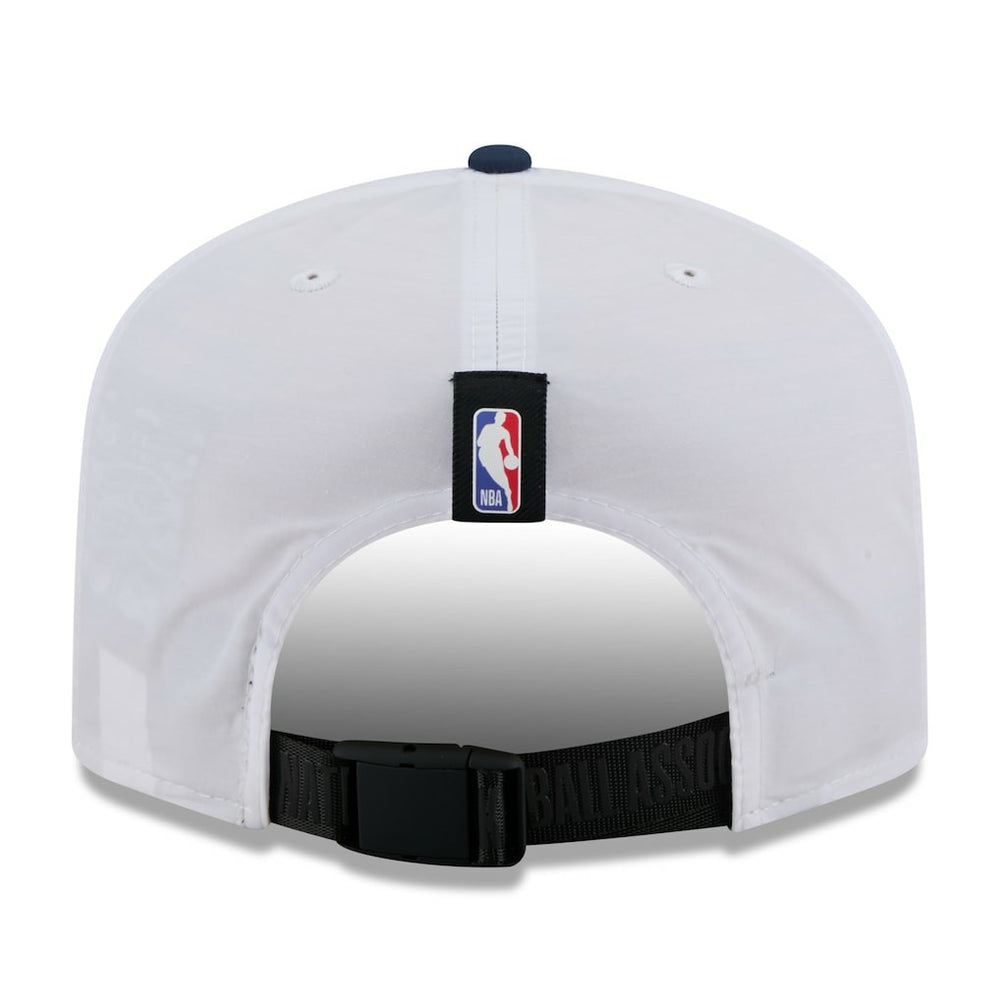 New Era New Orleans Pelicans 2025 NBA Draft On-Stage Nylon 19TWENTY Adjustable Hat White/Navy