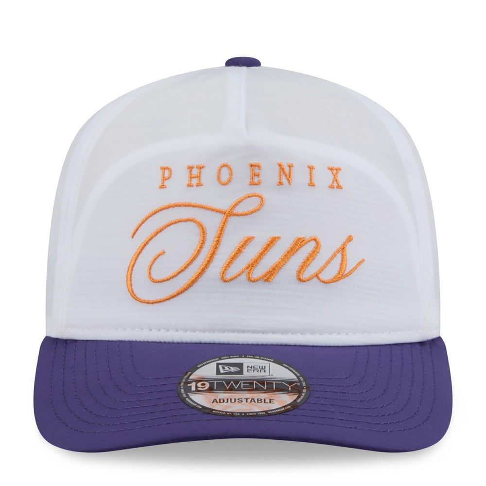 New Era Phoenix Suns 2025 NBA Draft On-Stage Nylon 19TWENTY Adjustable Hat White/Purple