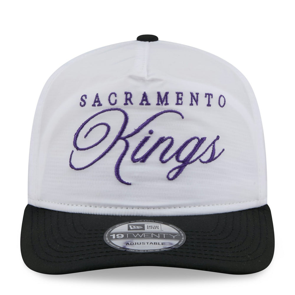 New Era Sacramento Kings 2025 NBA Draft On-Stage Nylon 19TWENTY Adjustable Hat White/Black