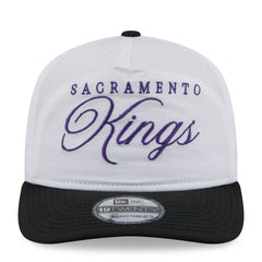 New Era Sacramento Kings 2025 NBA Draft On-Stage Nylon 19TWENTY Adjustable Hat White/Black