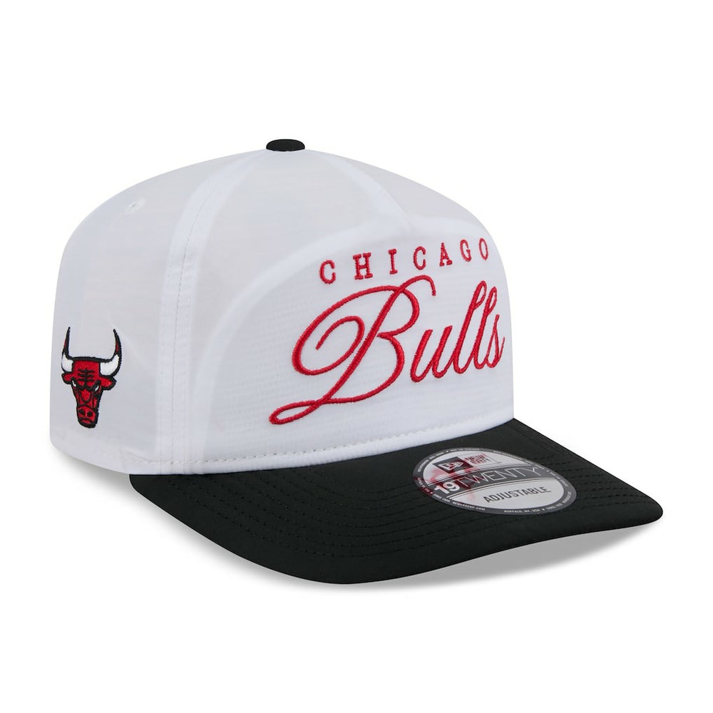 New Era Chicago Bulls 2025 NBA Draft On-Stage Nylon 19TWENTY Adjustable Hat White/Black