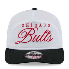 New Era Chicago Bulls 2025 NBA Draft On-Stage Nylon 19TWENTY Adjustable Hat White/Black