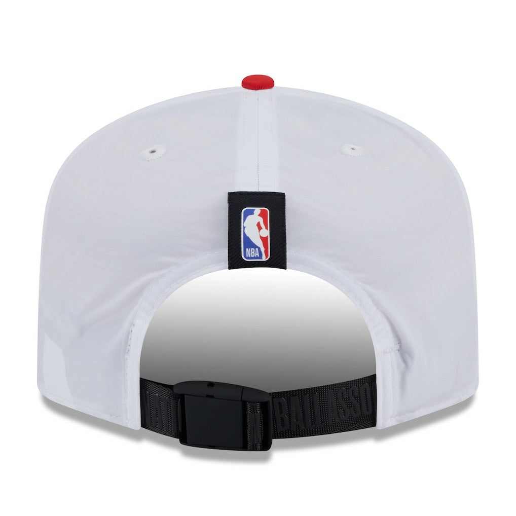New Era Atlanta Hawks 2025 NBA Draft On-Stage Nylon 19TWENTY Adjustable Hat White/Red