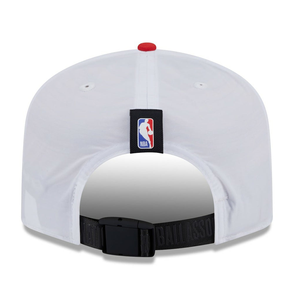 New Era Atlanta Hawks 2025 NBA Draft On-Stage Nylon 19TWENTY Adjustable Hat White/Red