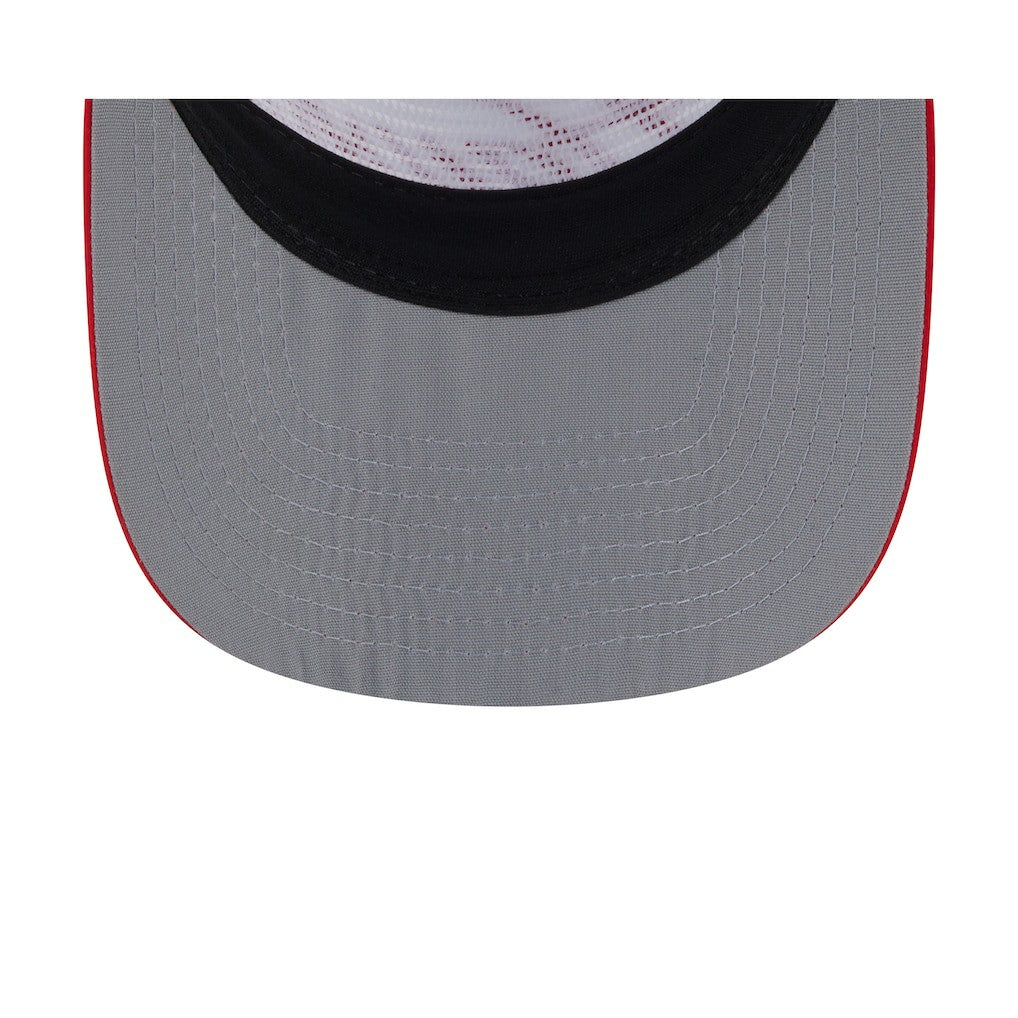 New Era Atlanta Hawks 2025 NBA Draft On-Stage Nylon 19TWENTY Adjustable Hat White/Red