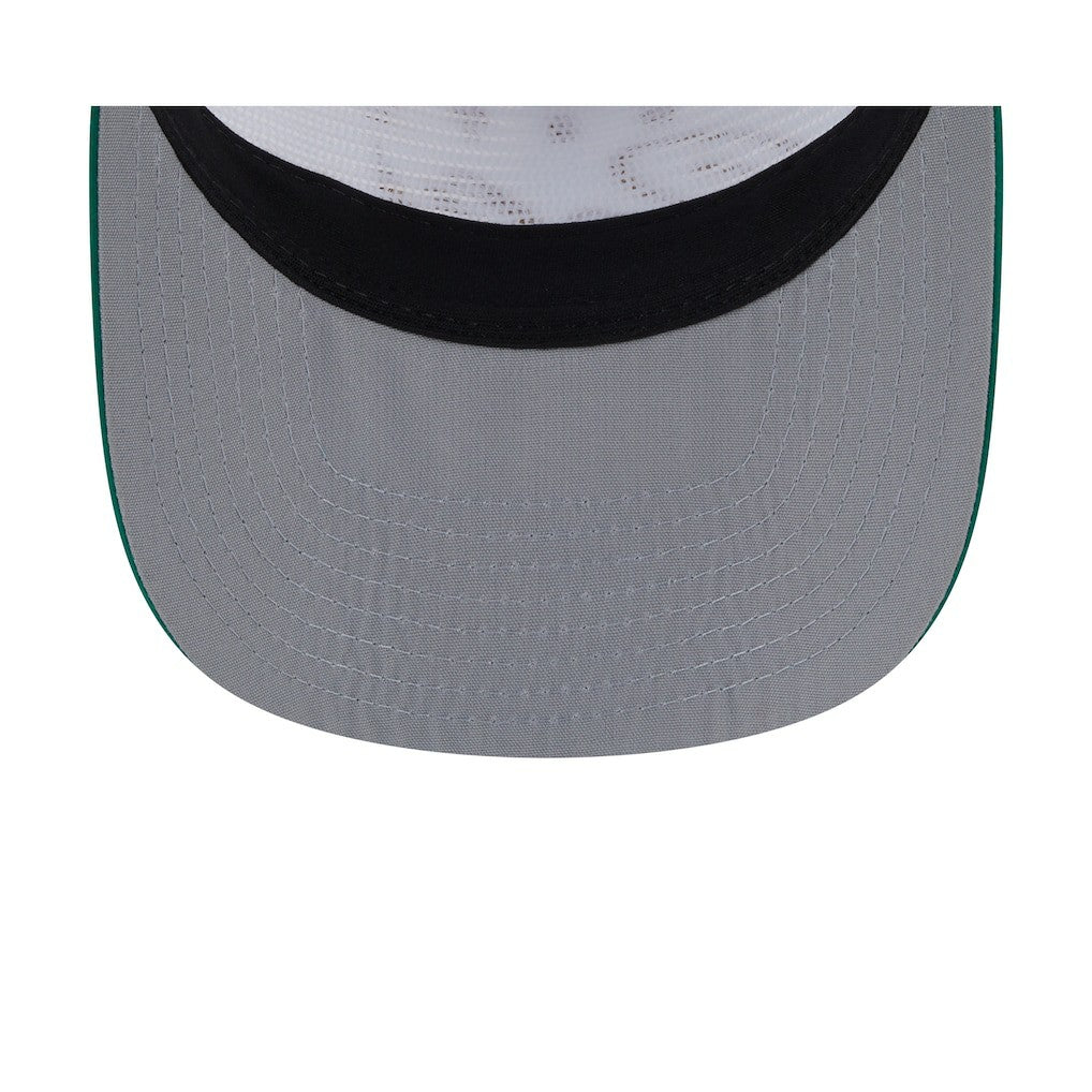 New Era Boston Celtics 2025 NBA Draft On-Stage Nylon 19TWENTY Adjustable Hat White/Kelly Green