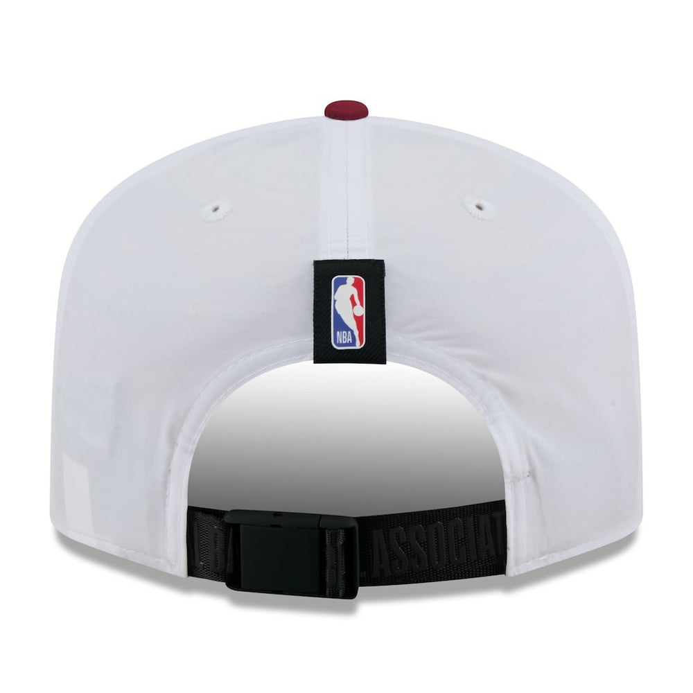 New Era Cleveland Cavaliers 2025 NBA Draft On-Stage Nylon 19TWENTY Adjustable Hat White/Wine