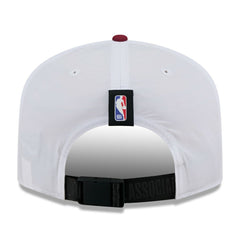 New Era Cleveland Cavaliers 2025 NBA Draft On-Stage Nylon 19TWENTY Adjustable Hat White/Wine