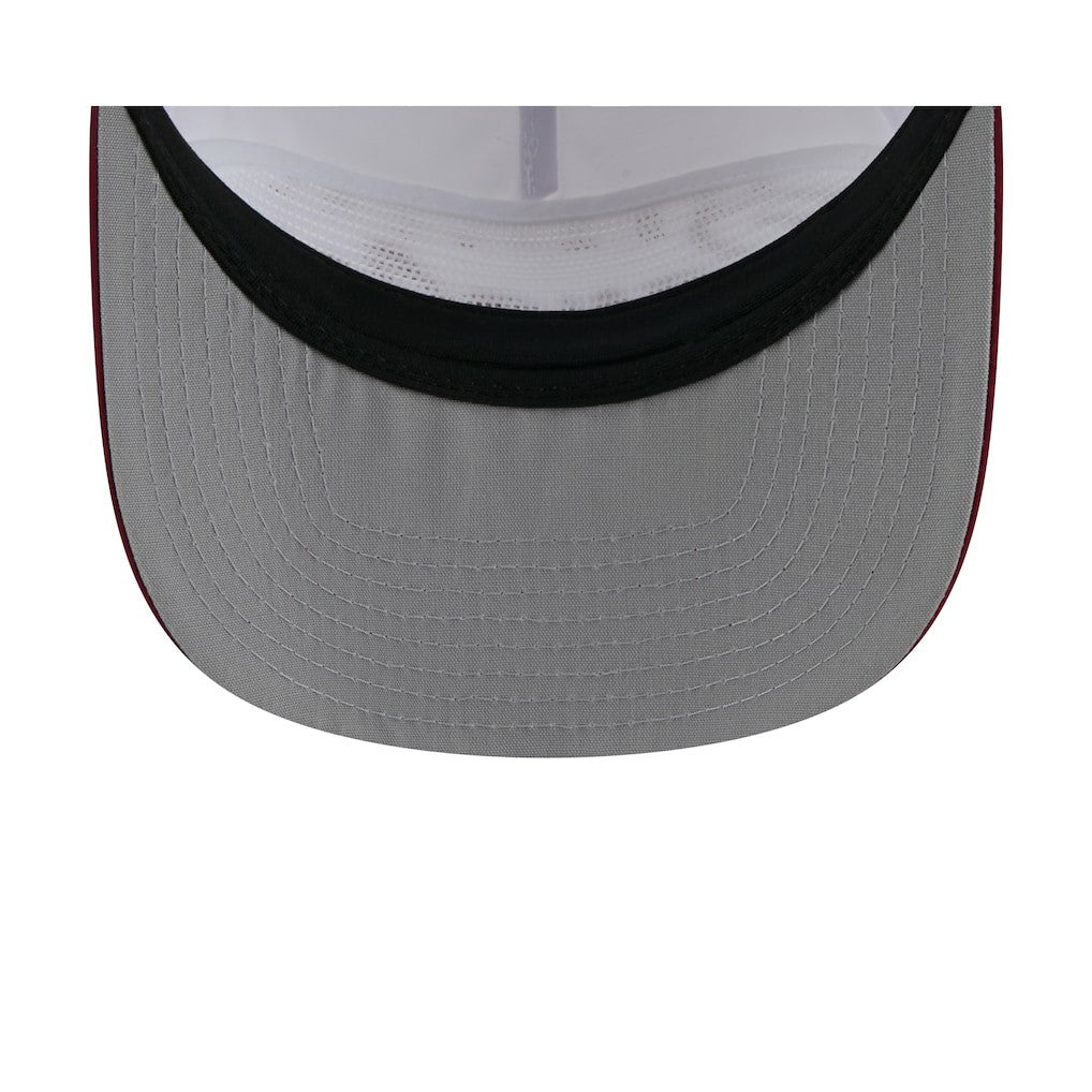 New Era Cleveland Cavaliers 2025 NBA Draft On-Stage Nylon 19TWENTY Adjustable Hat White/Wine