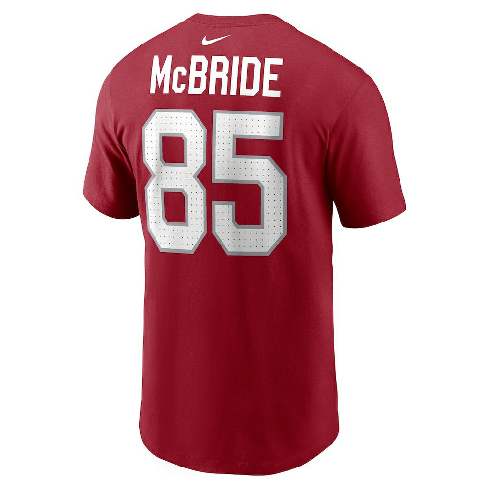 Trey McBride Arizona Cardinals Name & Number T-Shirt - Cardinal - Nike
