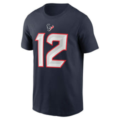 Nico Collins Houston Texans Name & Number T-Shirt - Navy - Nike