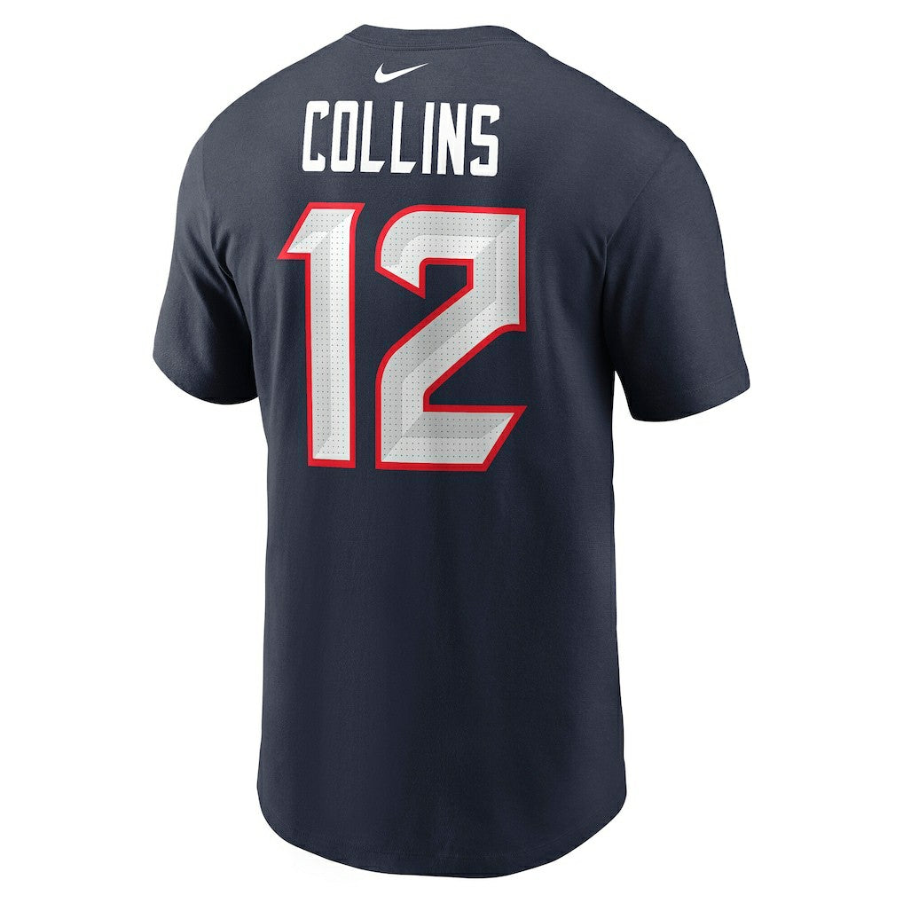 Nico Collins Houston Texans Name & Number T-Shirt - Navy - Nike