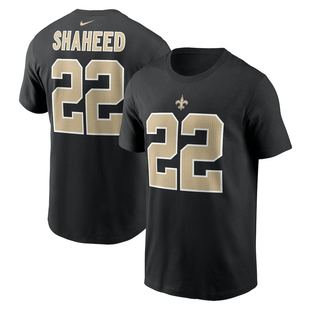 Rashid Shaheed New Orleans Saints Name & Number T-Shirt - Black - Nike