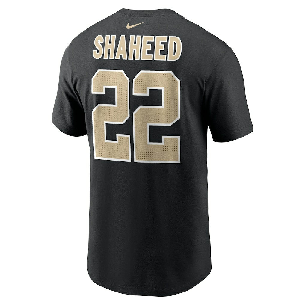 Rashid Shaheed New Orleans Saints Name & Number T-Shirt - Black - Nike