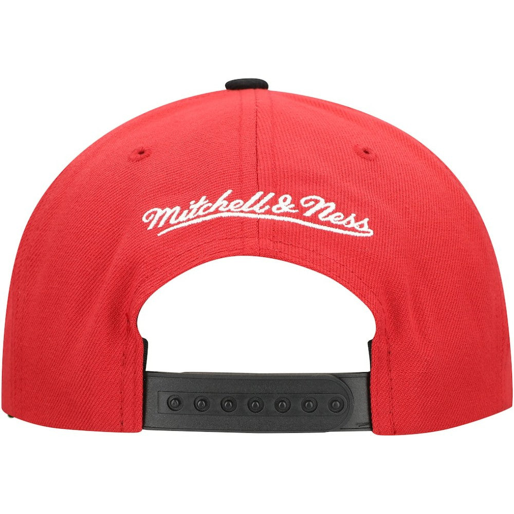New Jersey Devils Mitchell & Ness Soul Triple Up Snapback Hat - Red | NHL Lifestyle