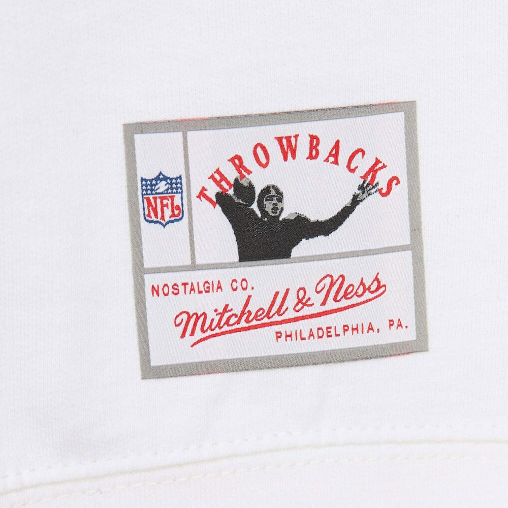 Pittsburgh Steelers x Bud Light The Crest Pullover Sweatshirt - White - Mitchell & Ness