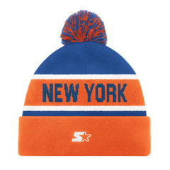 New York Islanders Starter Cuffed Knit Hat with Pom - Orange | NHL discount