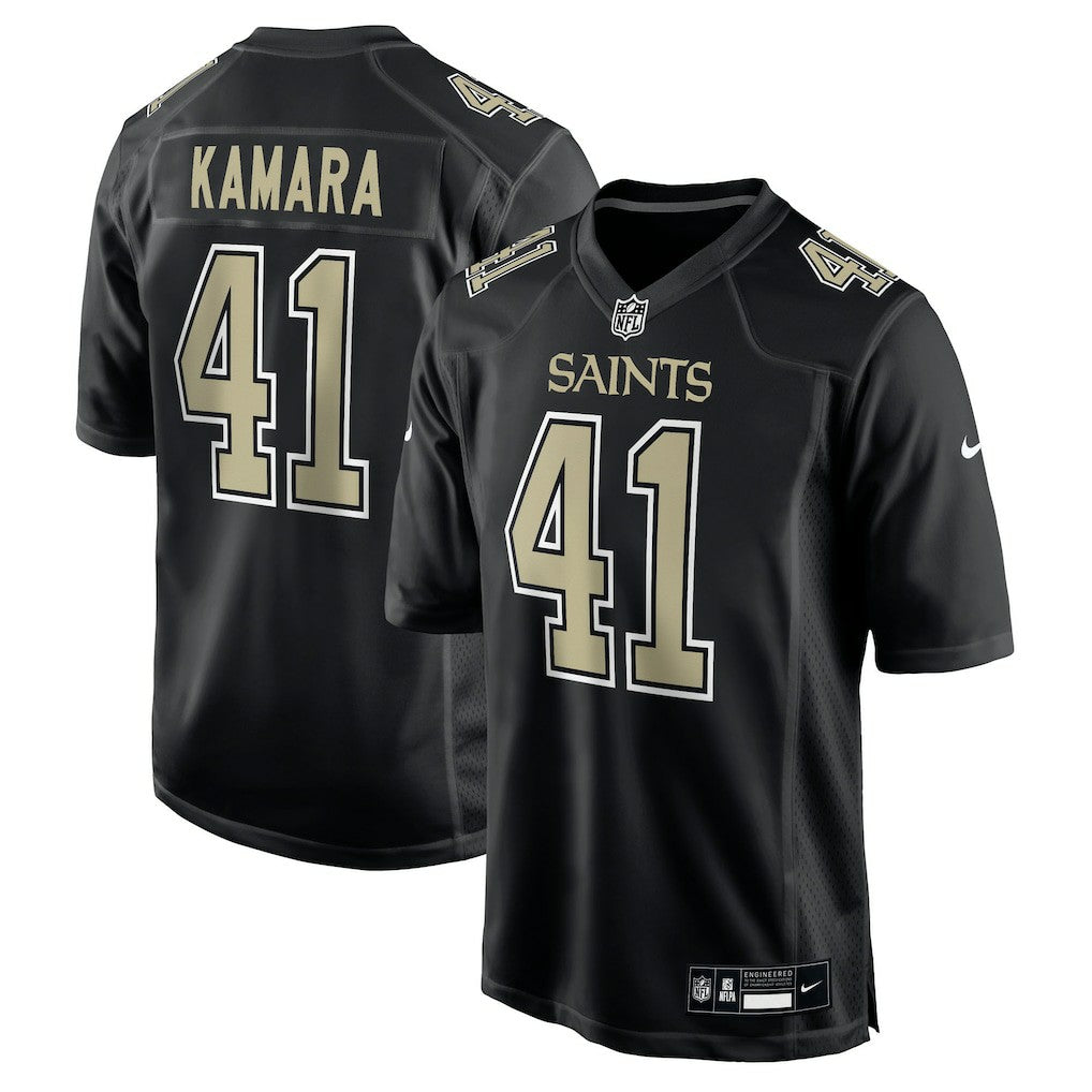 Alvin Kamara New Orleans Saints Fashion Game Jersey - Carbon Black - Nike