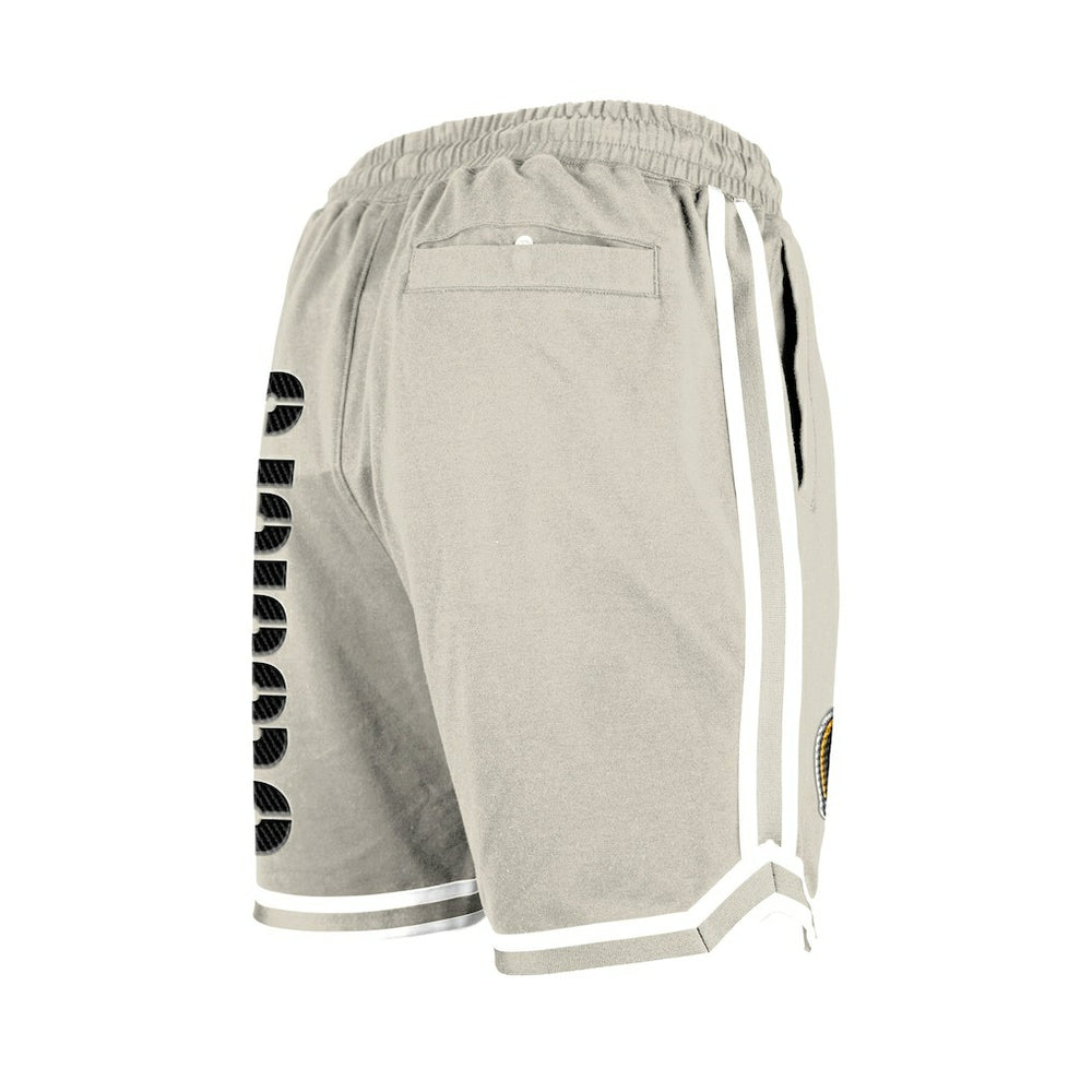 Pittsburgh Steelers New Era Stone Multi Patch Shorts - Light Beige - NFL