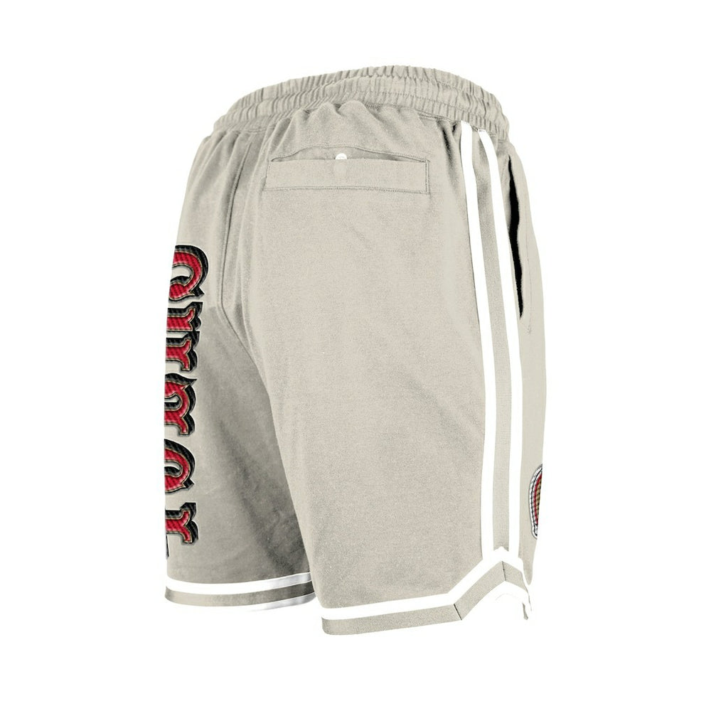 San Francisco 49ers New Era Stone Multi Patch Shorts - Light Beige - NFL