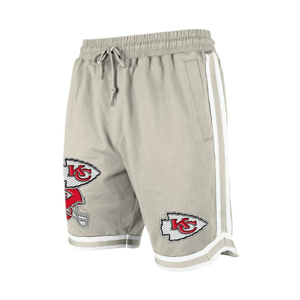 Kansas City Chiefs New Era Stone Multi Patch Shorts - Light Beige - NFL