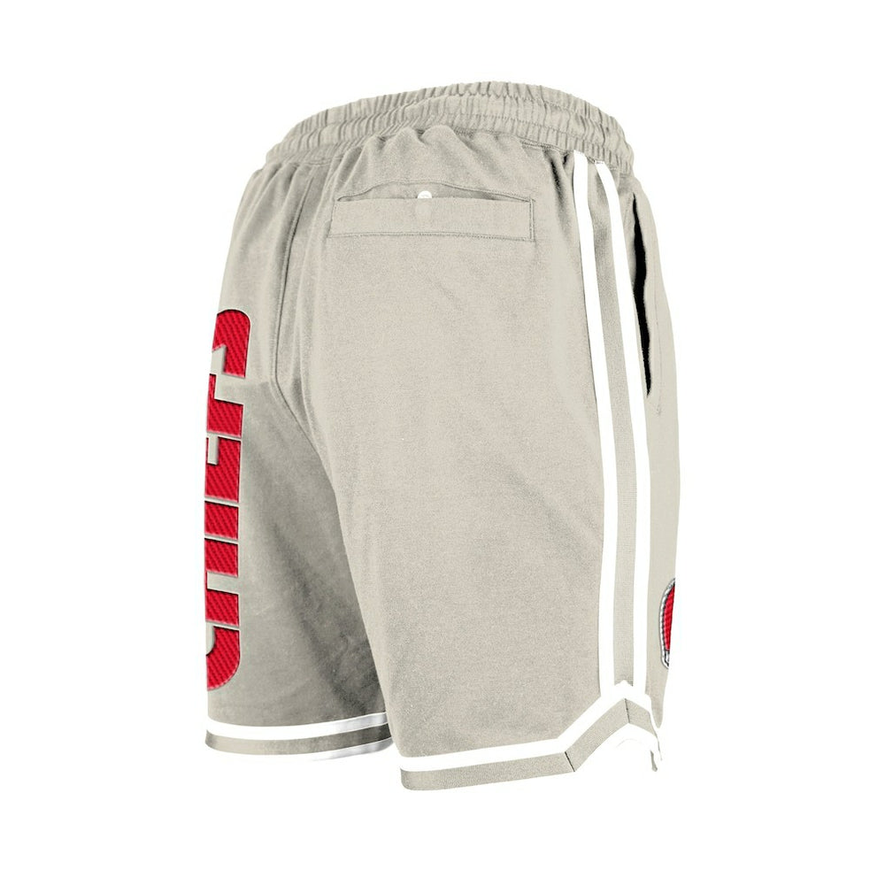 Kansas City Chiefs New Era Stone Multi Patch Shorts - Light Beige - NFL
