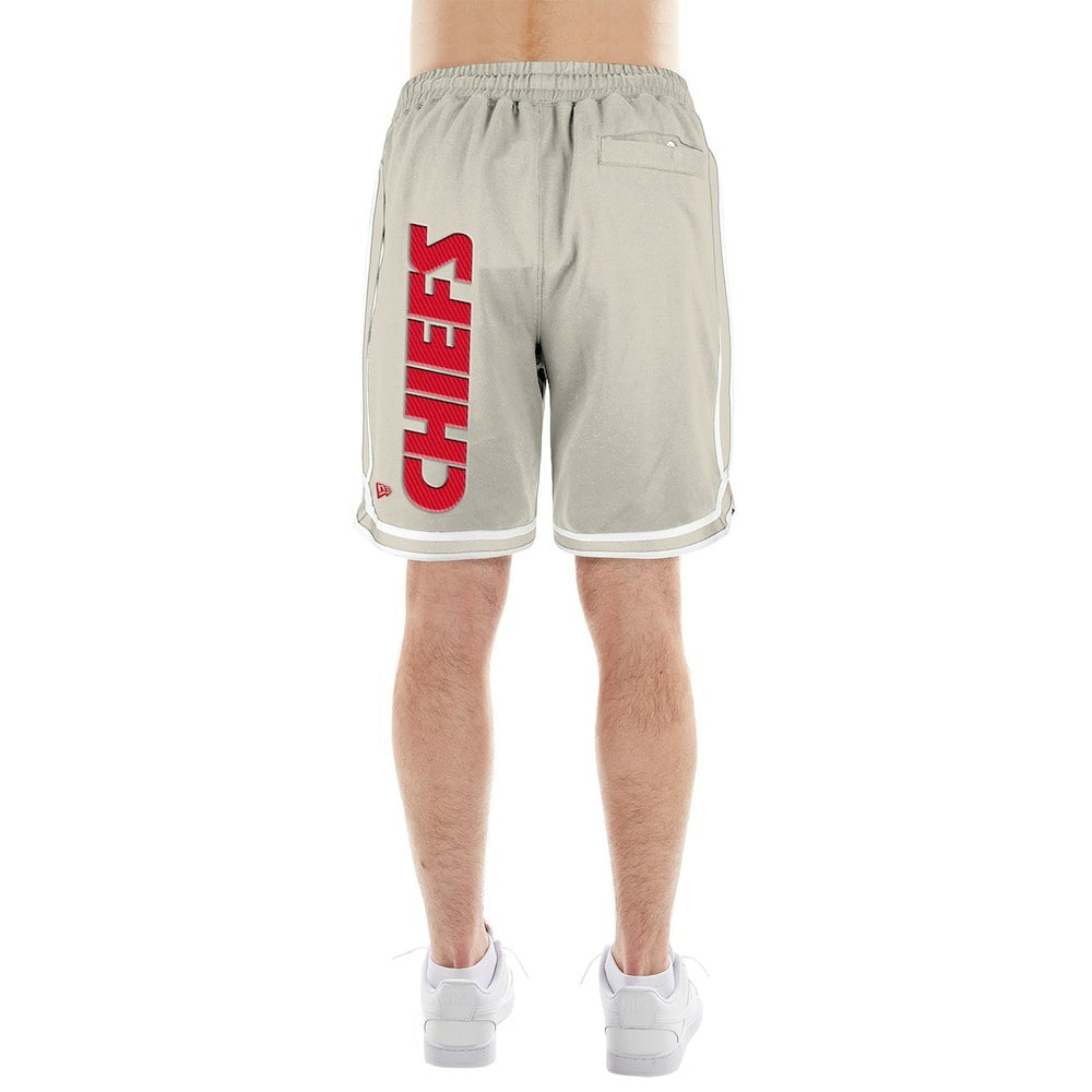 Kansas City Chiefs New Era Stone Multi Patch Shorts - Light Beige - NFL