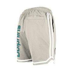 Miami Dolphins New Era Stone Multi Patch Shorts - Light Beige - NFL
