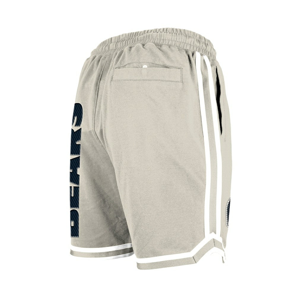 Chicago Bears New Era Stone Multi Patch Shorts - Light Beige - NFL