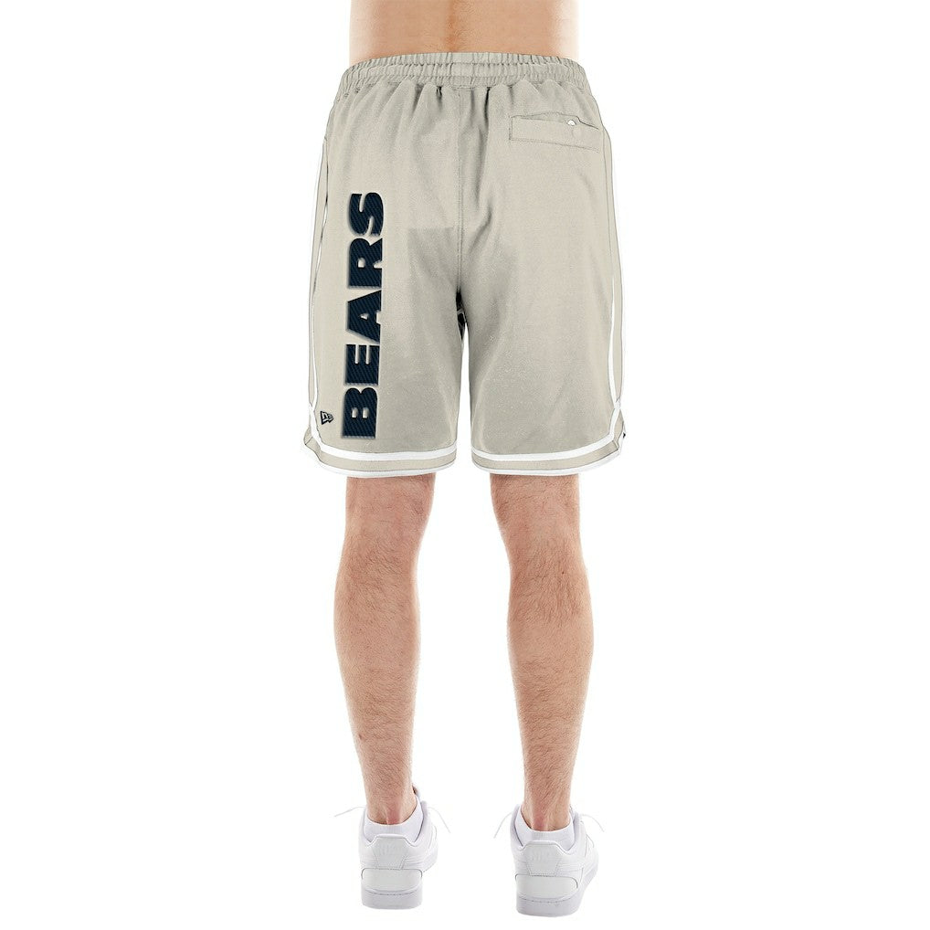 Chicago Bears New Era Stone Multi Patch Shorts - Light Beige - NFL