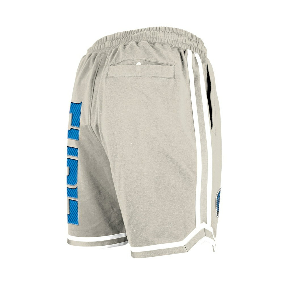Detroit Lions New Era Stone Multi Patch Shorts - Light Beige - NFL