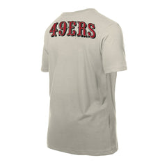 San Francisco 49ers New Era Multi Patch T-Shirt - Light Beige - NFL